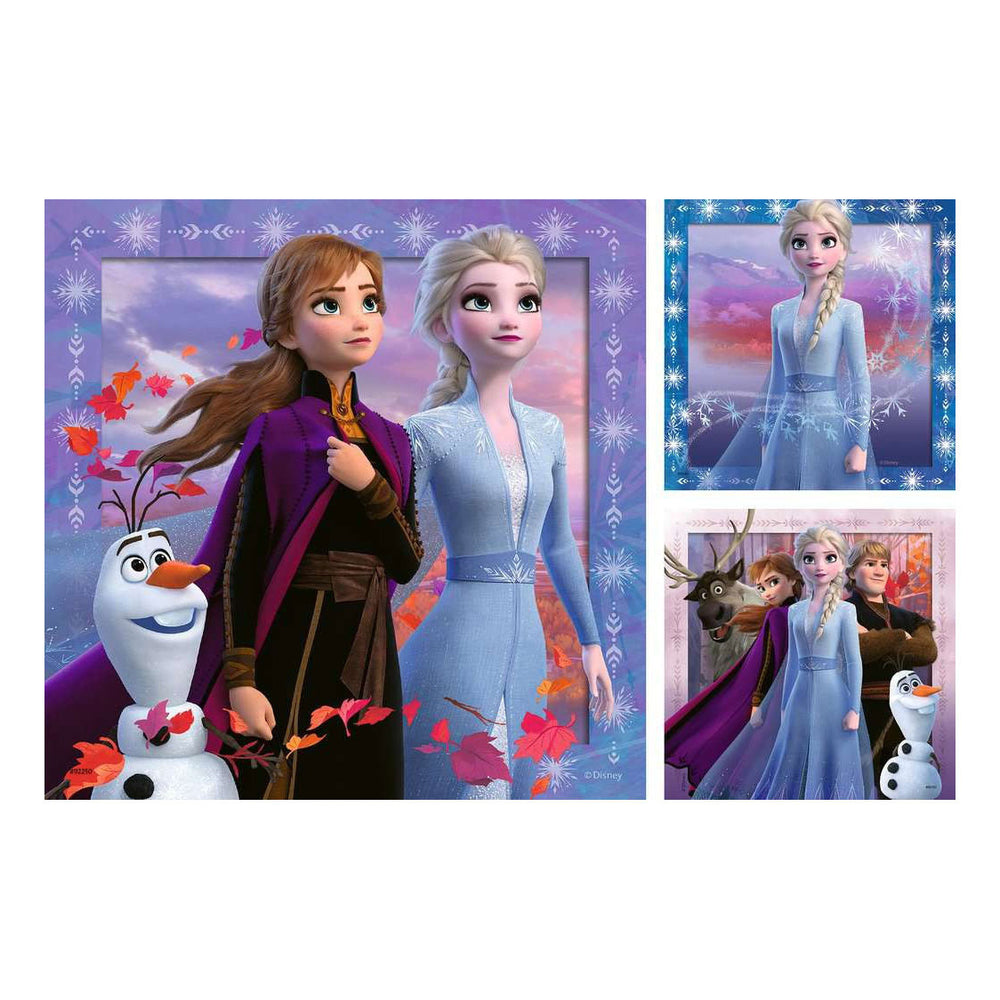 Ravensburger legpuzzel frozen 2 de reis begint - 3x49st.