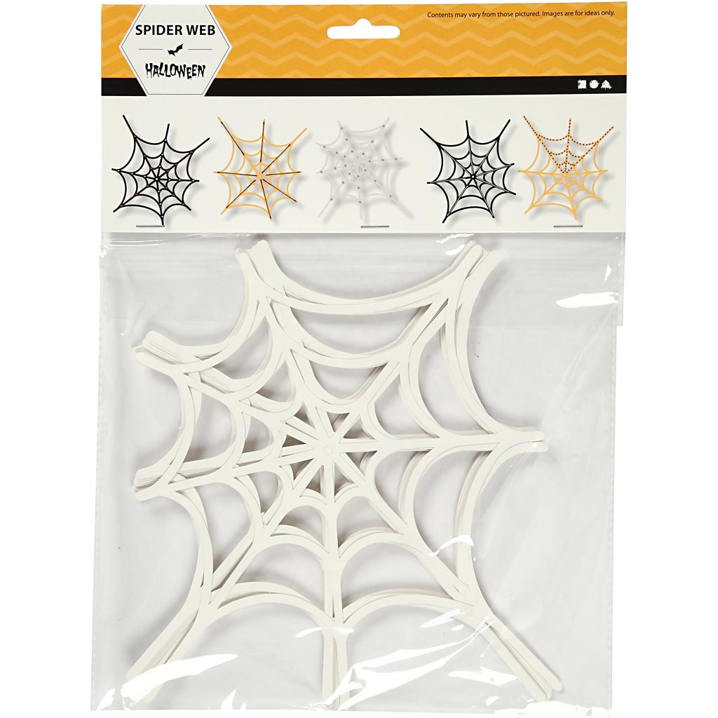 Creatief bedrijf spinnenweb wit, 230 gram