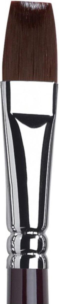 Winsor newton galeria - acrylverf penseel - one stroke - platte vorm - kort steel - 13mm