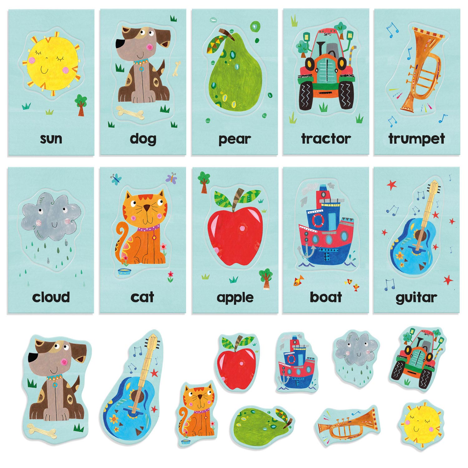 Headu Baby Vormen en Sorteren Puzzel (EN)