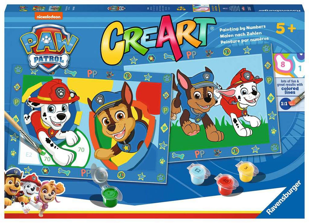 Ravensburger CreArt Paint by Numbers - Paw Patrol