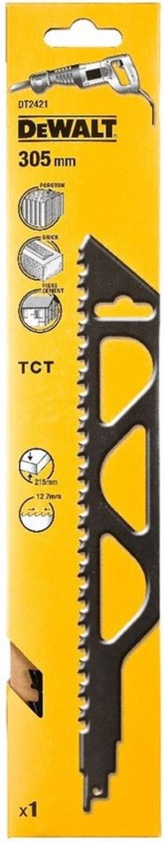 Dewalt dt2421 reciprozaagblad voor cellenbeton