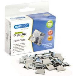 Papierklem cp20040s rapesco zilver 200 stuks