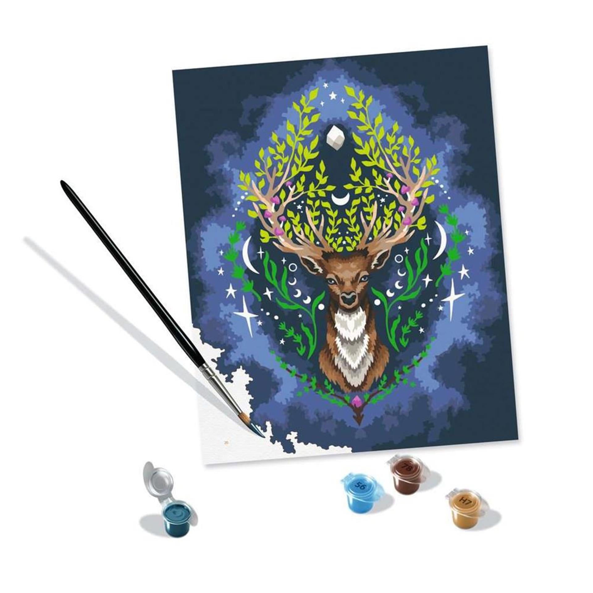 Ravensburger creart schilderen op nummer - pixie cold: mystiek hert