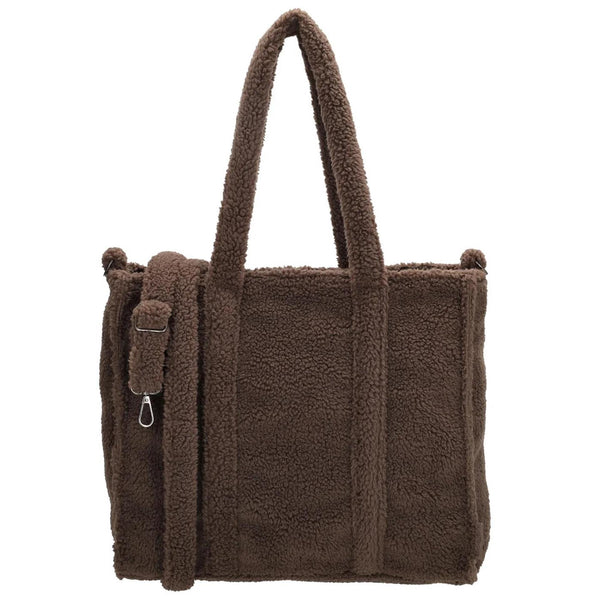 Beagles teddy schoudertas 37x31cm bruin