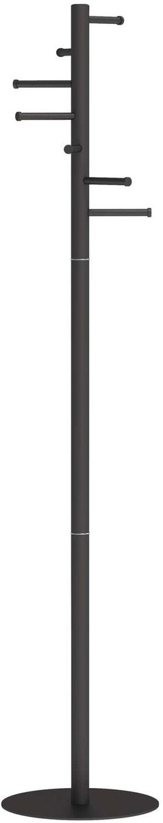 Maul caurus kapstok - 7 haak - standvoet - zwart - 1 stuk - ø 35 x 177 cm -