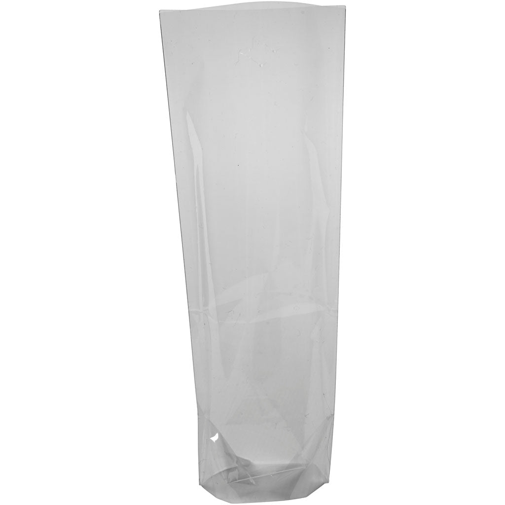 Cellofaan zak, h: 19 cm, afm 7,5x5,5 cm, dikte 25 my, 200 stuk 1 doos