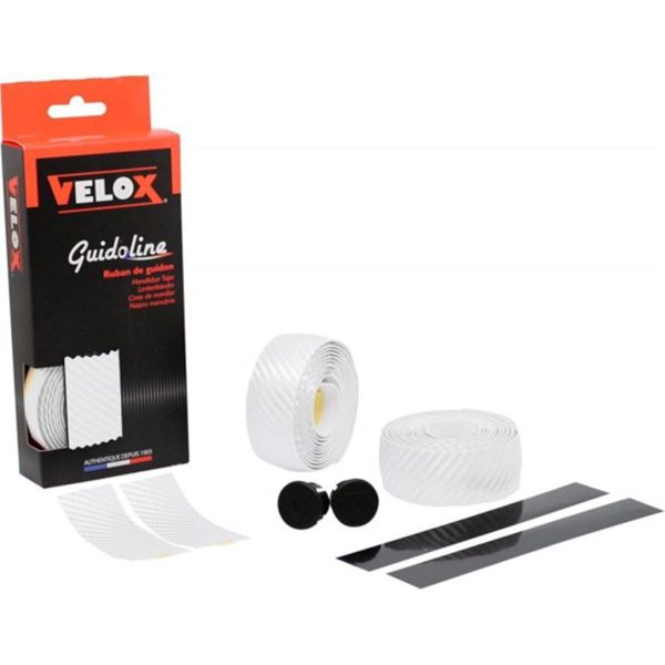 Guidoline Velox look carbone ø2.5 x 30mm 1.75m - blanc (2 pièces dans une boîte)