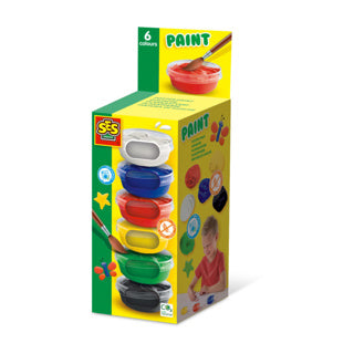 Ses plakkaatverf kleuren 6 x 45 ml | 2 stuks