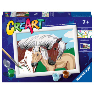 Ravensburger Creart Paint by Number - Mother and Foal