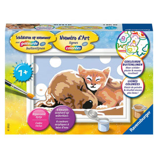 Ravensburger Paint by Number Cuddle Friends | 3 Pieces
