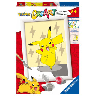 Ravensburger creart schilderen op nummer pokémon pikachu