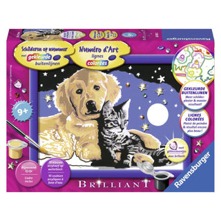 Ravensburger Paint by Numbers Shimmering Starry Sky