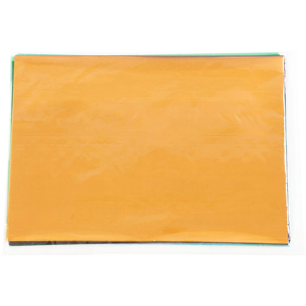 Creatief bedrijf cellofaan folie gekleurd gekleurd, a4, 20st.