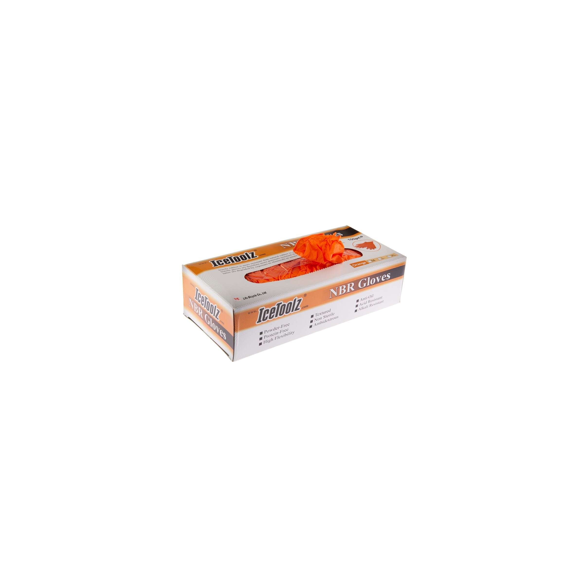 Icetoolz handschoenen nbr nitril, maat l, 100 st