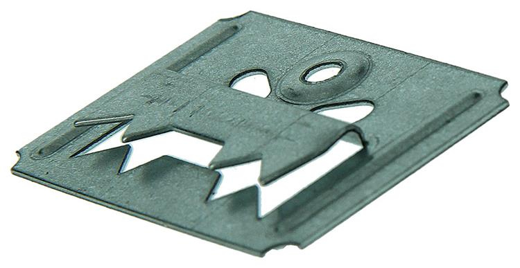 1004670 - 100 verst. planchetteklemen met schroeven 2mm | 10 stuks