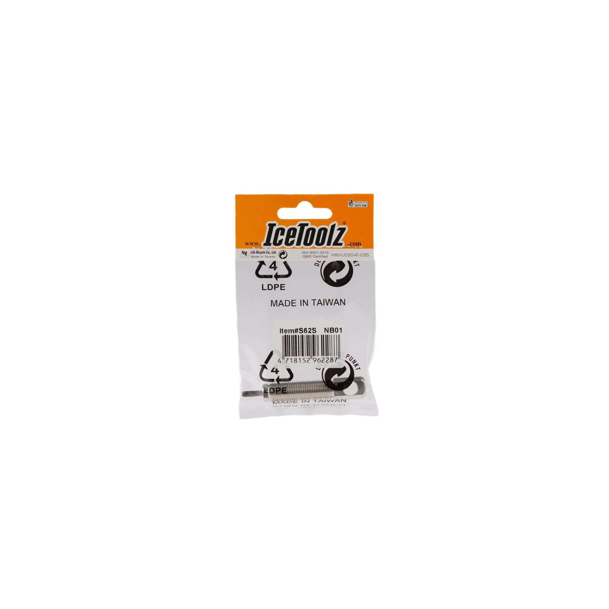 Goupille et tige de rechange pour outil de chaîne Icetoolz pour la série #62XX