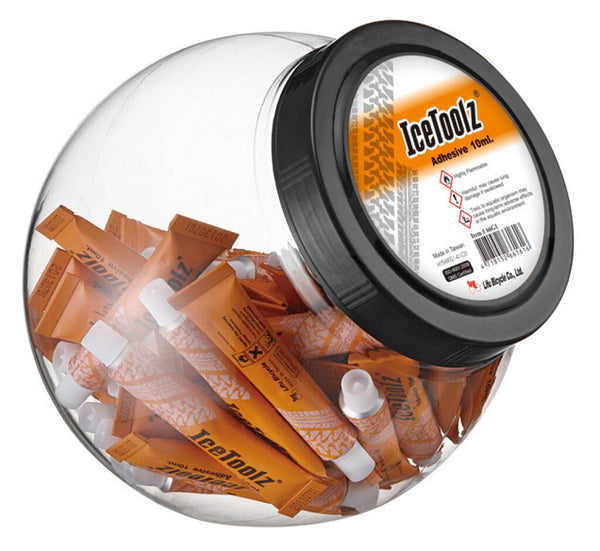 Icetoolz bandreparatie tube solutie 10ml, 50 in pot