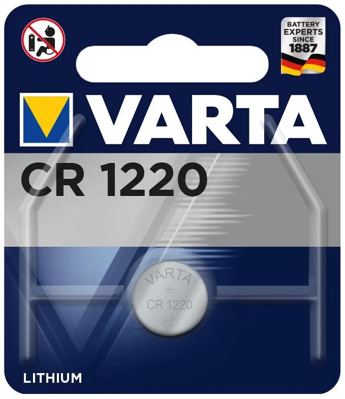 Varta accu coin cell cr1220 lithium 3v 1 blister