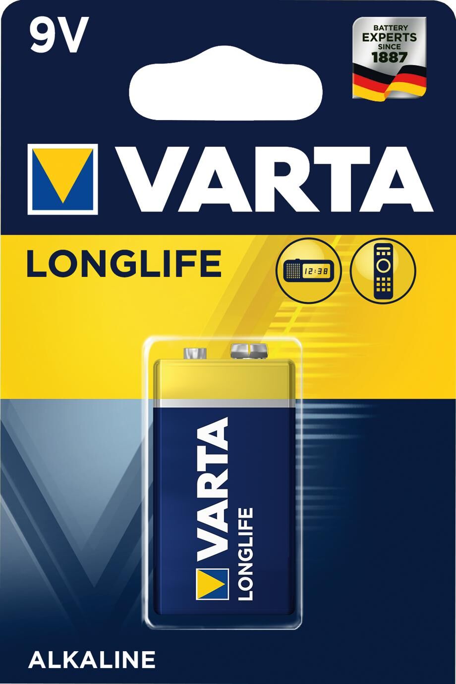 Pile VARTA Longlife Alkaline LR61 - 9V