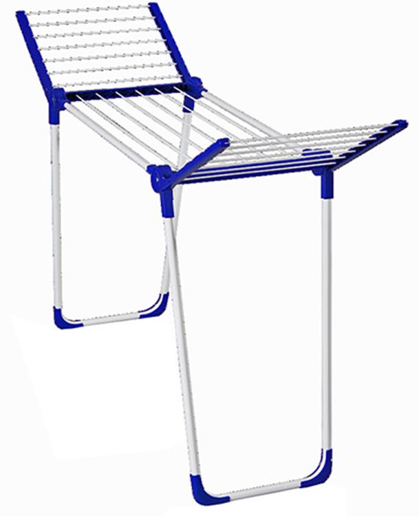 Leifheit 81720 pegasus 120 solide compact droogrek wit blauw