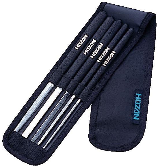 Hozan K-150 File Set, 5-piece, in bag 3260150