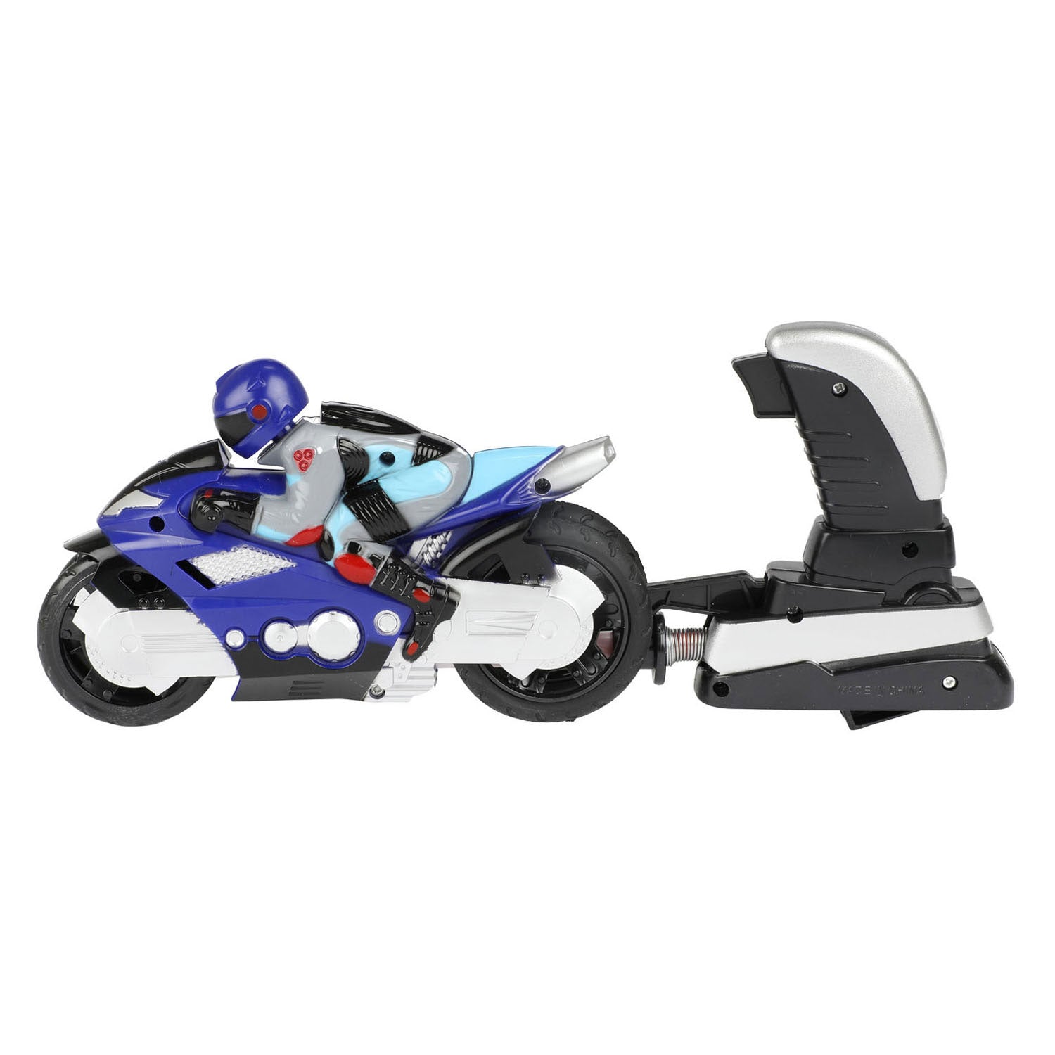 Toi-toys turbo racers rijder op motor met afschieter