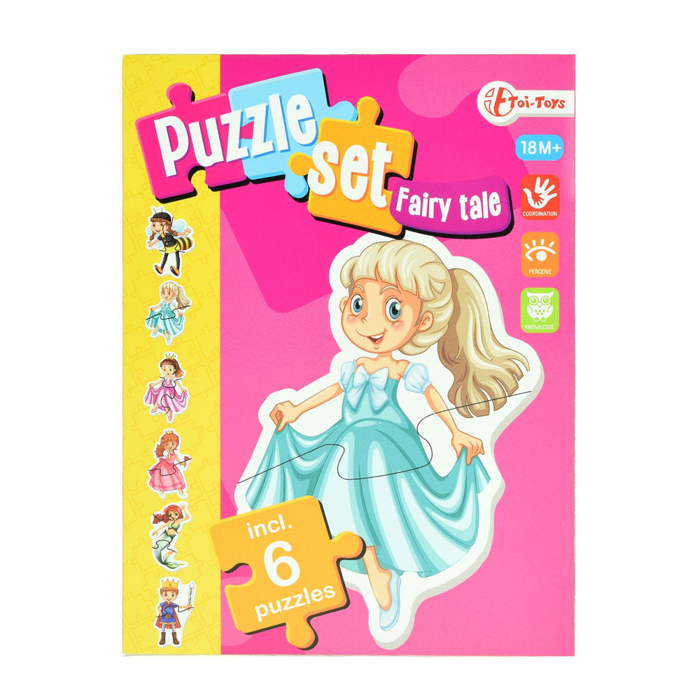 Toi-toys legpuzzels sprookjes 19 cm set van 6 | 12 stuks