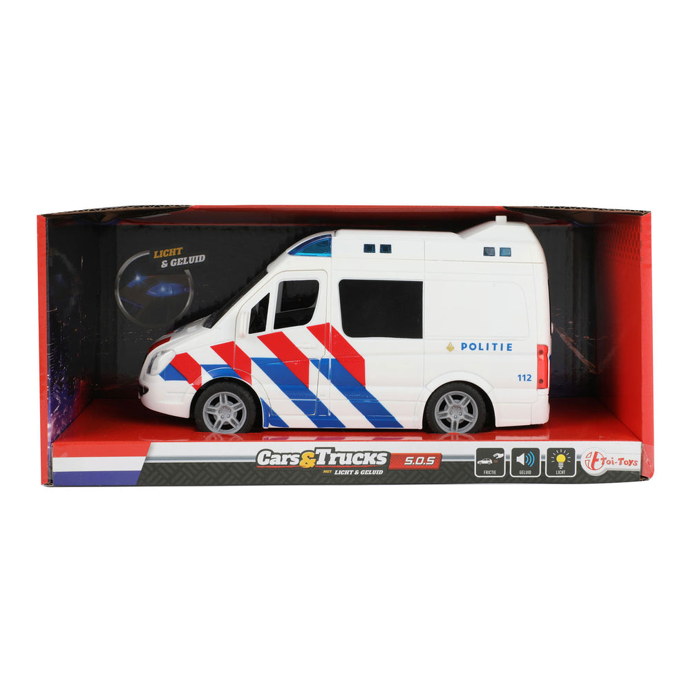 Toi-toys politiebus met licht en geluid