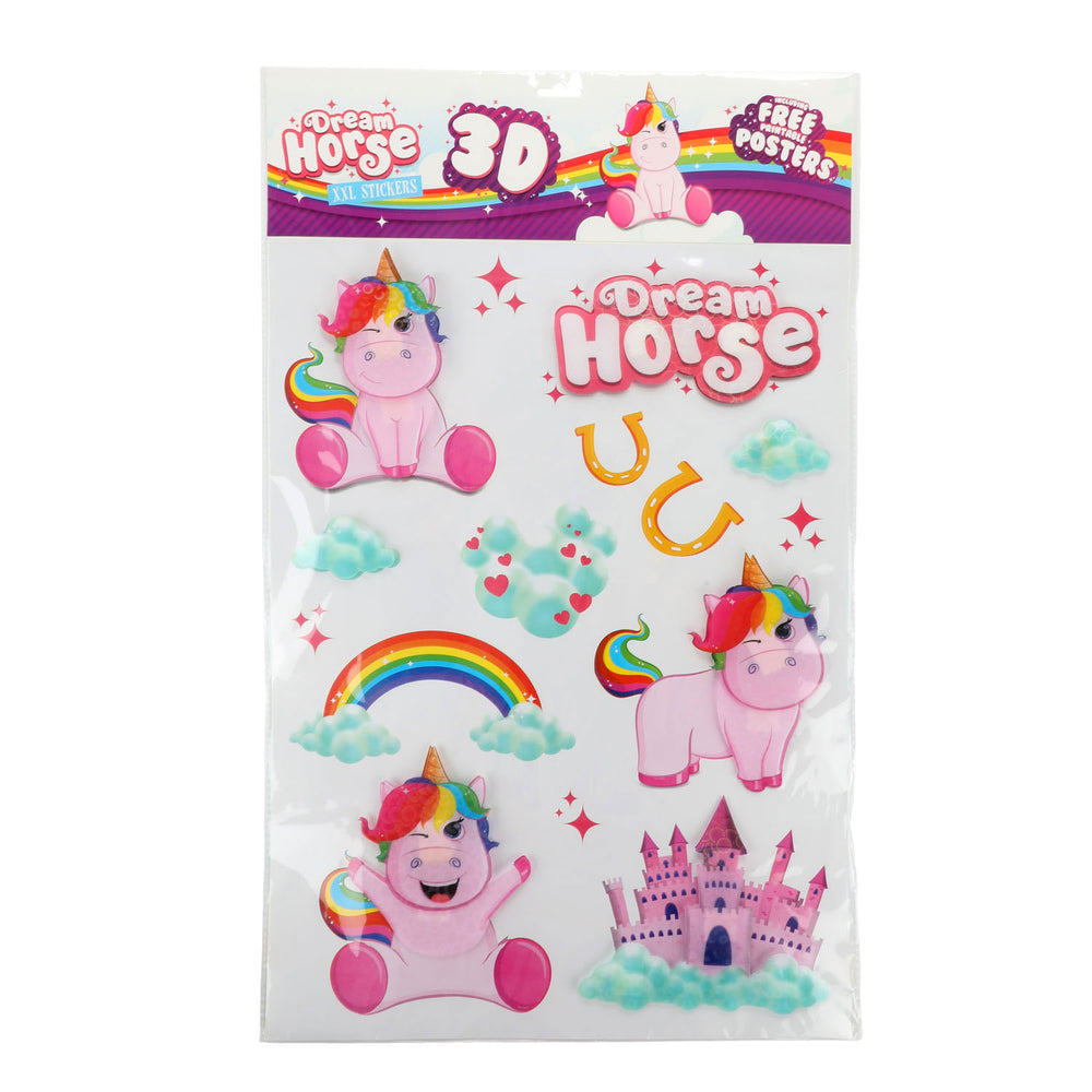 Toi-toys muurdecostickers eenhoorn