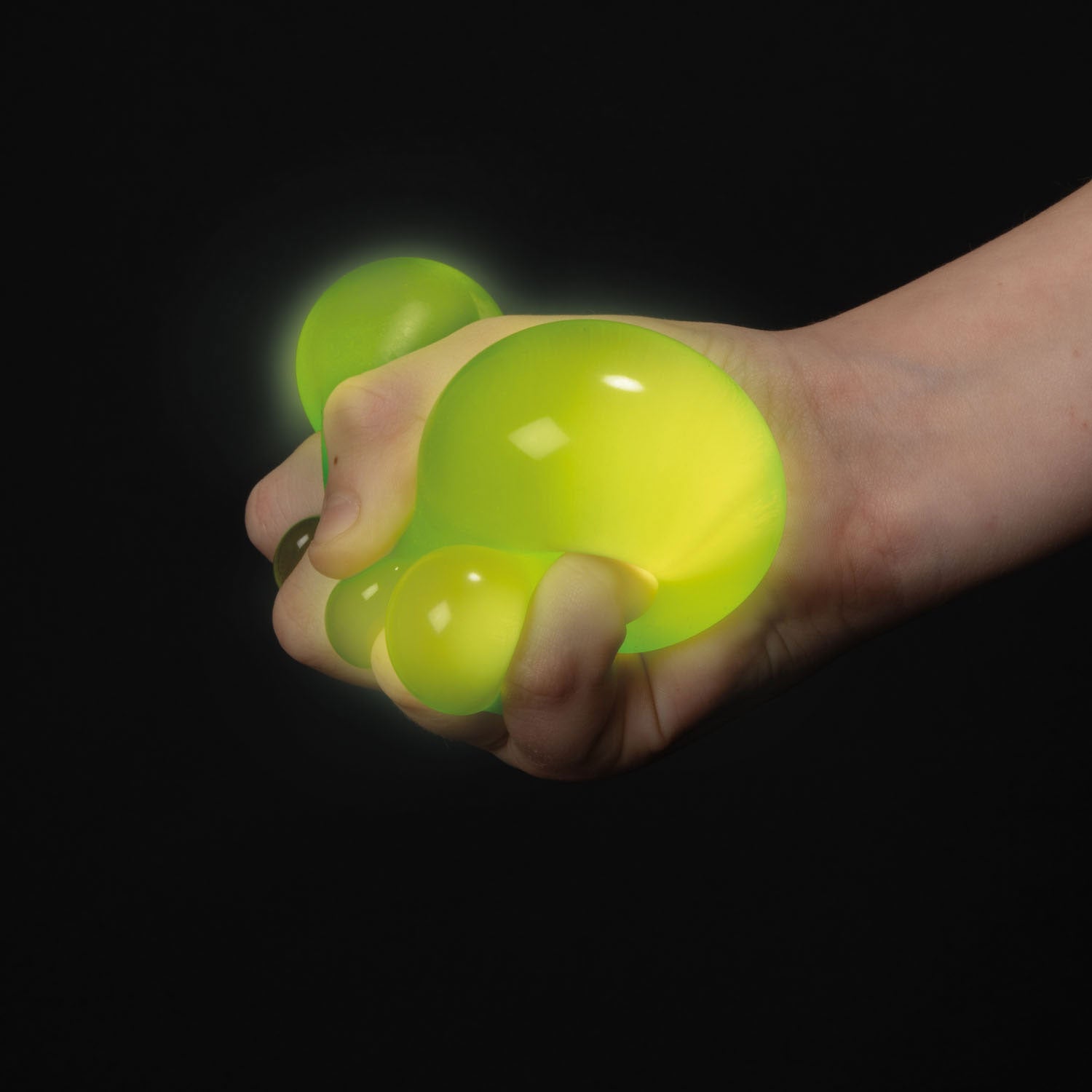 Toi-toys lichtgevende worp glow in the dark ballen 12 stuks