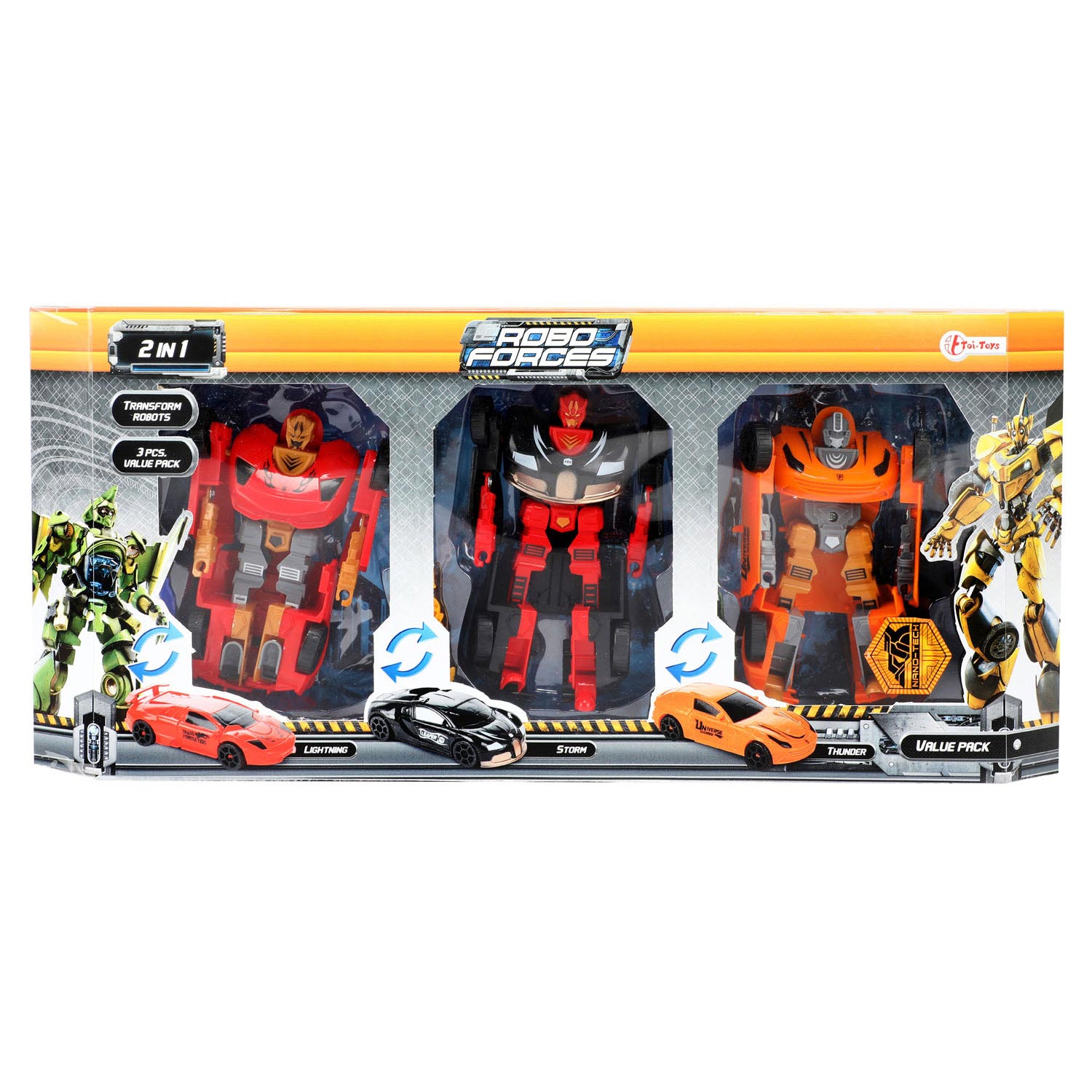Cilgro roboforces transformeer auto robot, 3st.