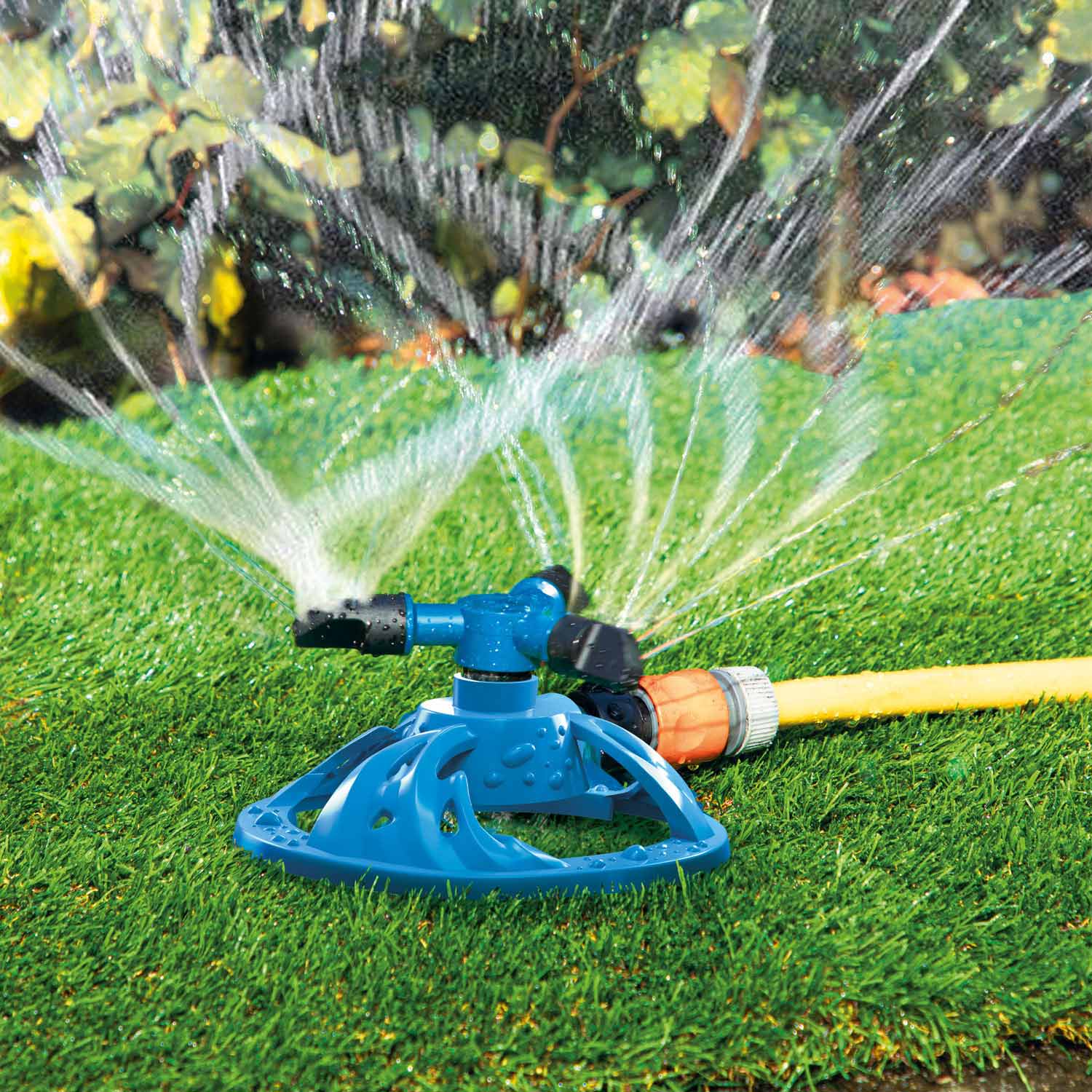 Plons! ronddraaiende watersproeier