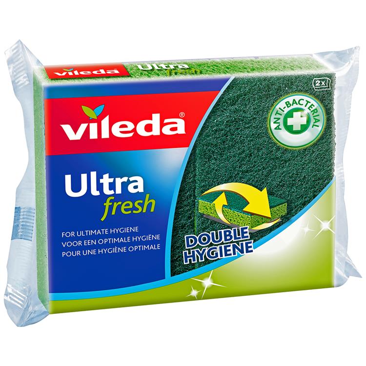 Vileda 1057859 - schuursponzen ultra fresh 2pk | 4 stuks