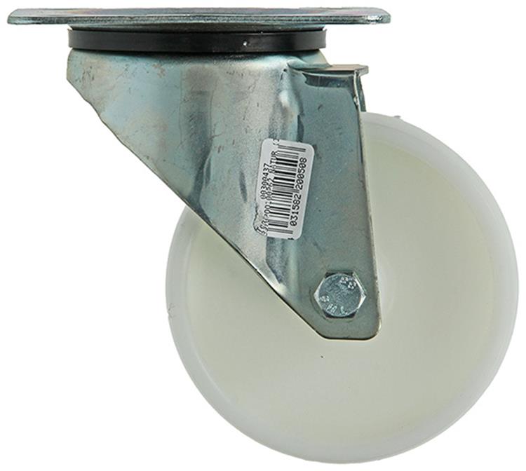 Mack by tente 1015037 - nylon zwenkwiel glijlager plaat 100mm | 4 stuks