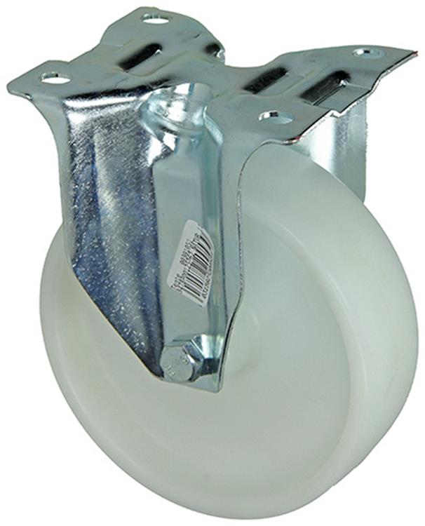 Mack by tente 1015040 - vast nylon wiel met glijlager 125mm | 4 stuks