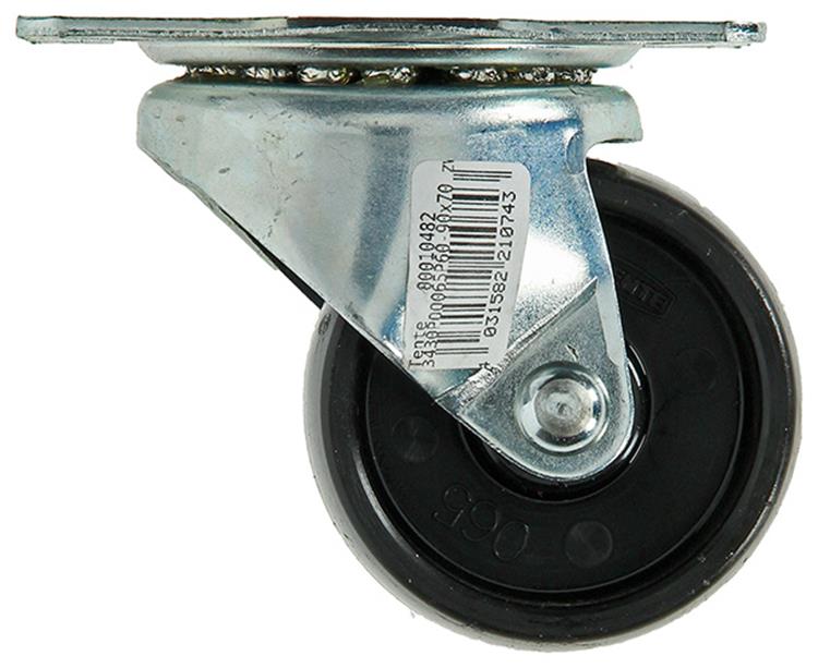 Mack by tente 1013185 - nylon zwenkwiel glijlager plaat 65mm | 4 stuks