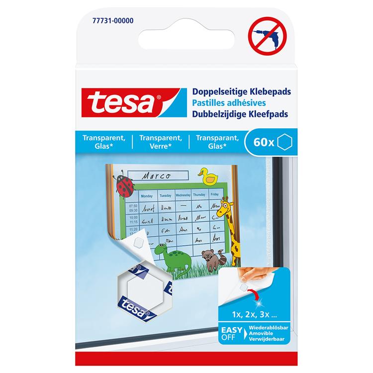 Tesa 1059905 - dubbelzijdige kleefpads | 15 stuks