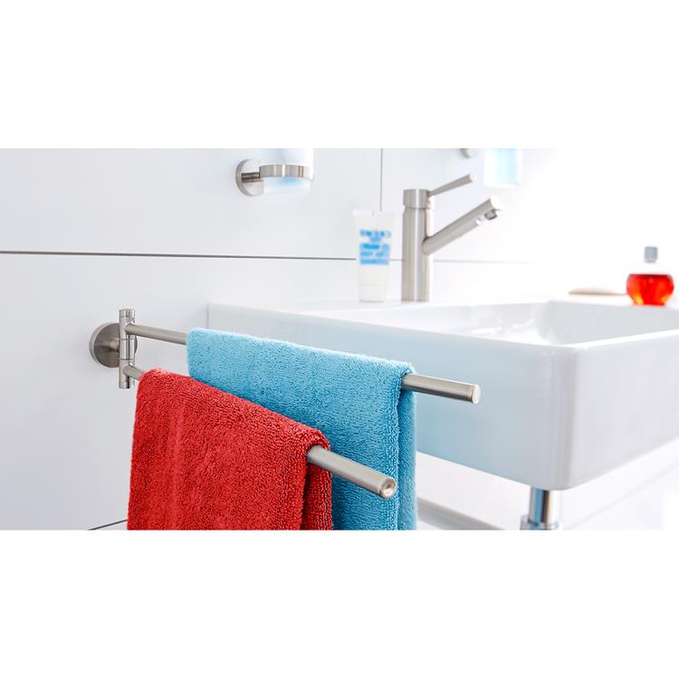 Tesa 1061427 - moon 2arm handdoekhouder | 1 stuks