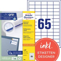 Universele etiketten avery 3666 38x21,2mm
