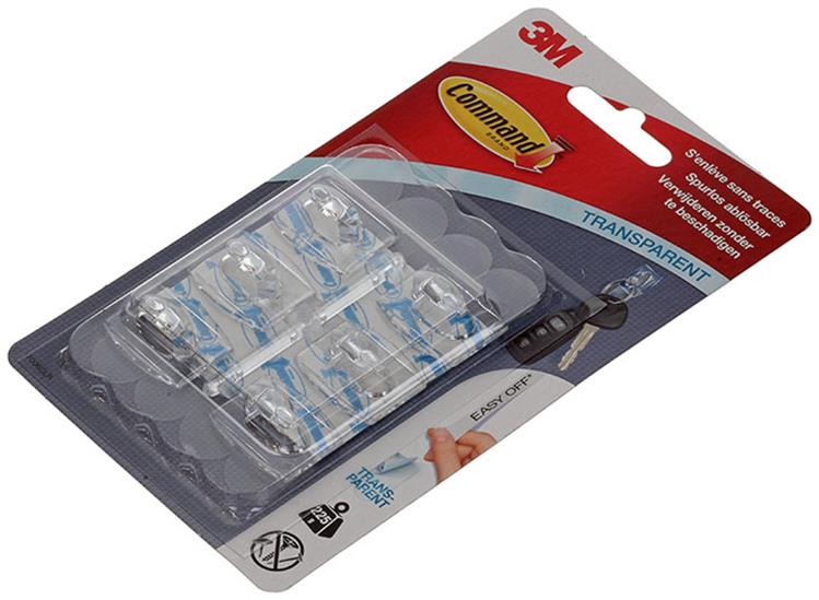 3m 1009235 - command kl haakjes transp | 12 stuks
