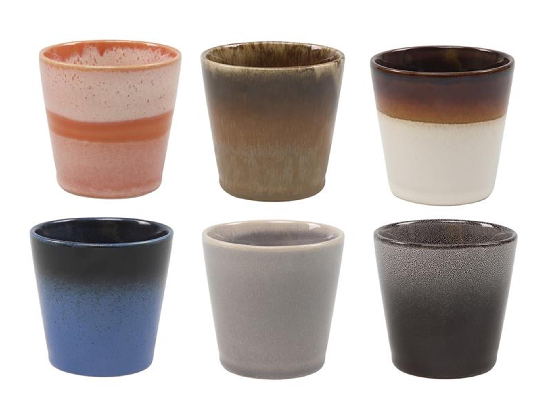 Studio tavola koffiemok earth 7,5cm 200ml per 6 stuks