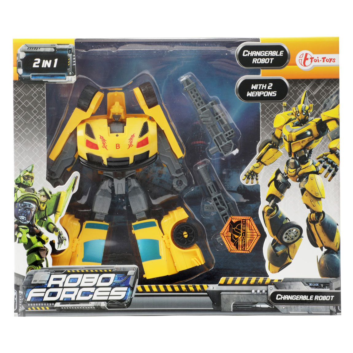 Roboforces veranderrobot sportauto