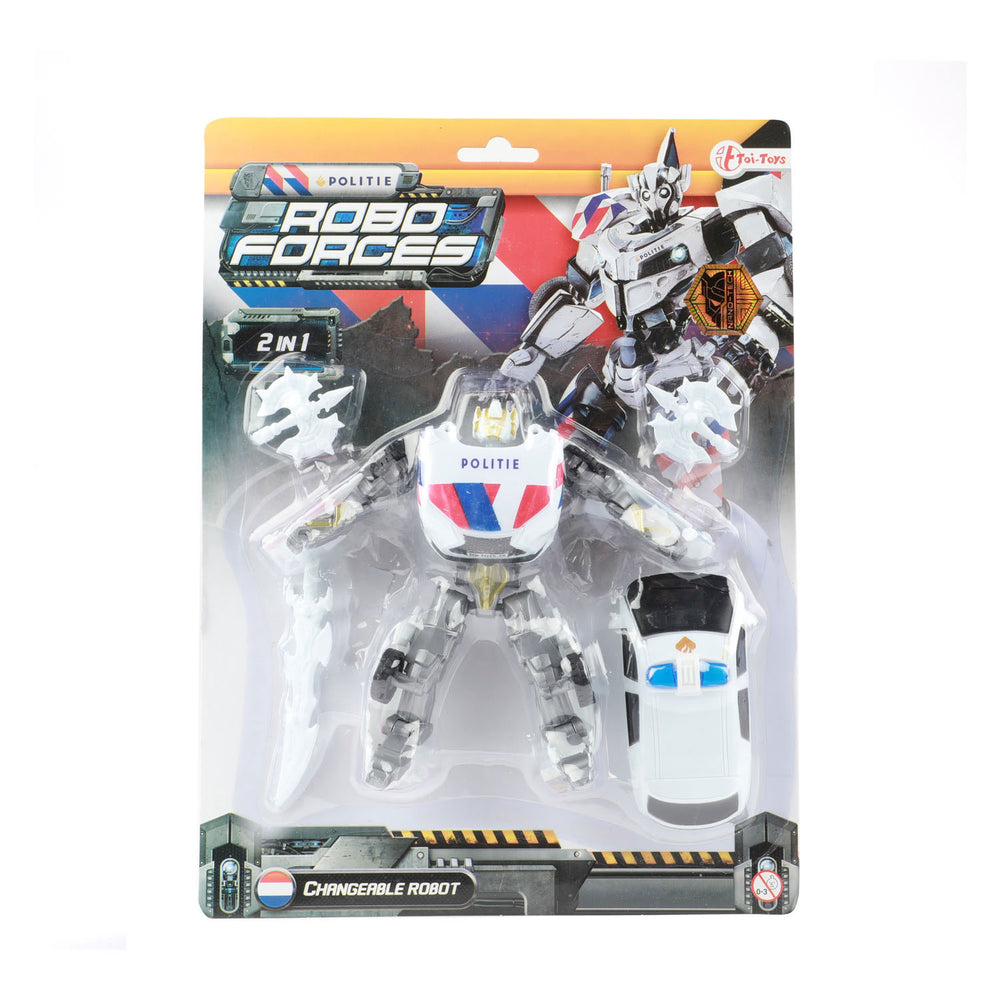 Toi-toys toi toys roboforces veranderrobot -politieauto- (nl)
