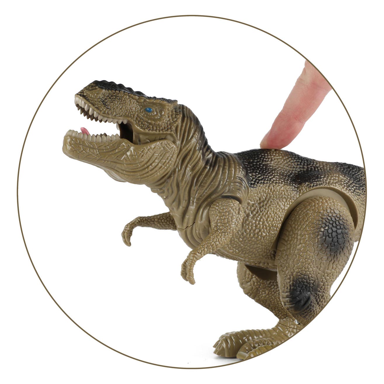 World of dinosaurs dino t-rex lopend met geluid