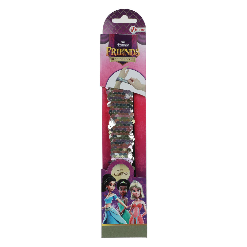 Toi-toys princess friends klaparmband met pailletten