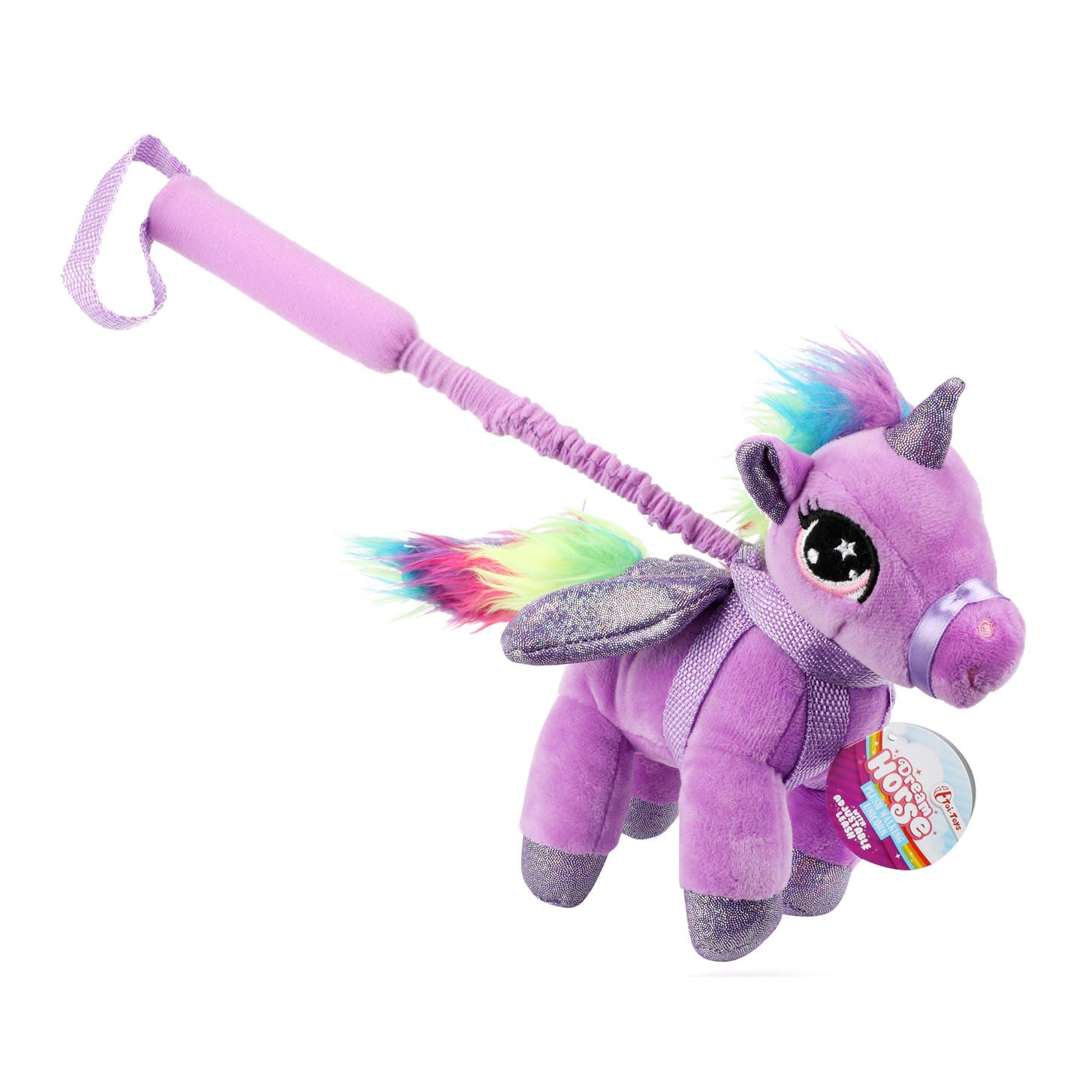 Dream horse eenhoorn pluche aan stok