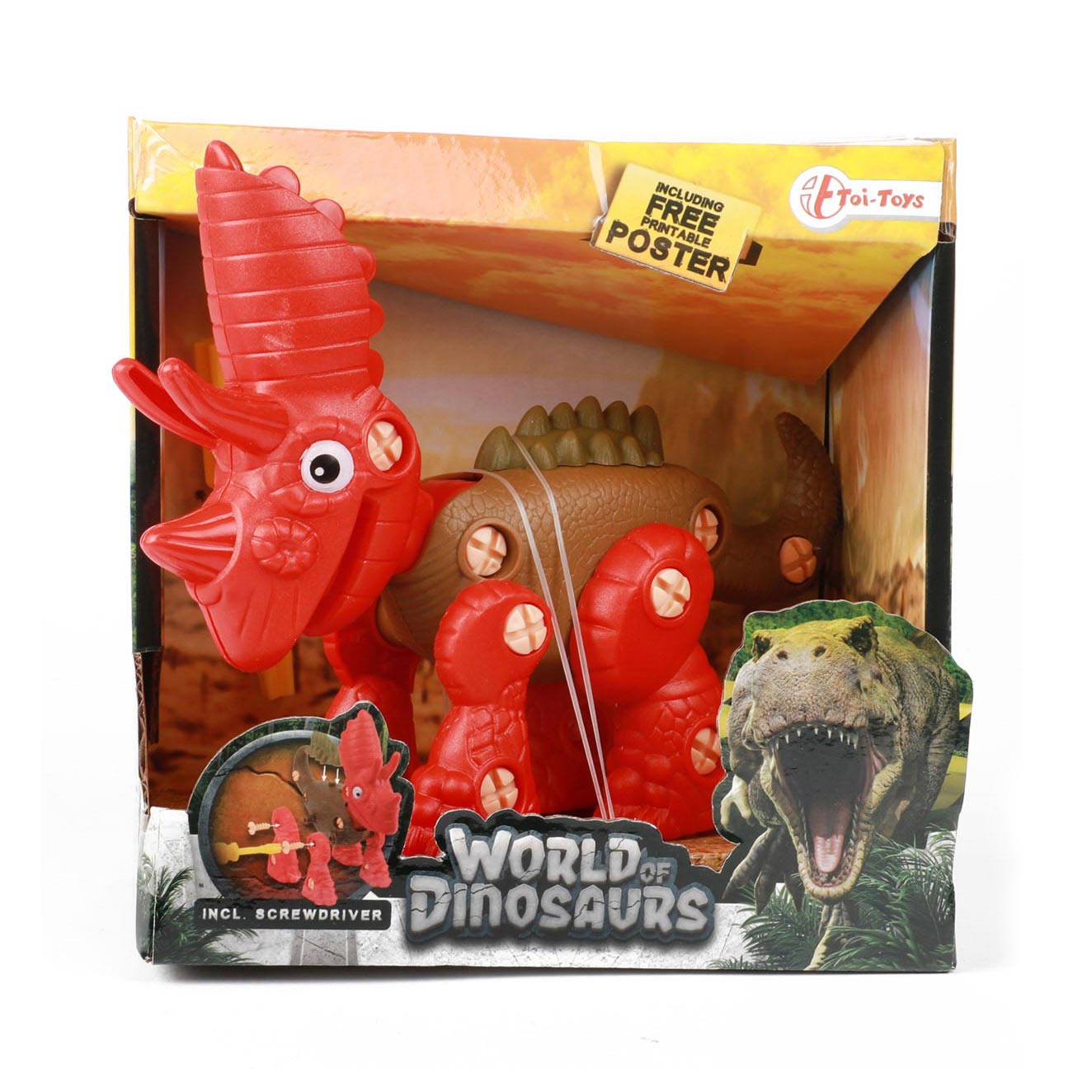 Wereld van dinosaurussen bouw een dino