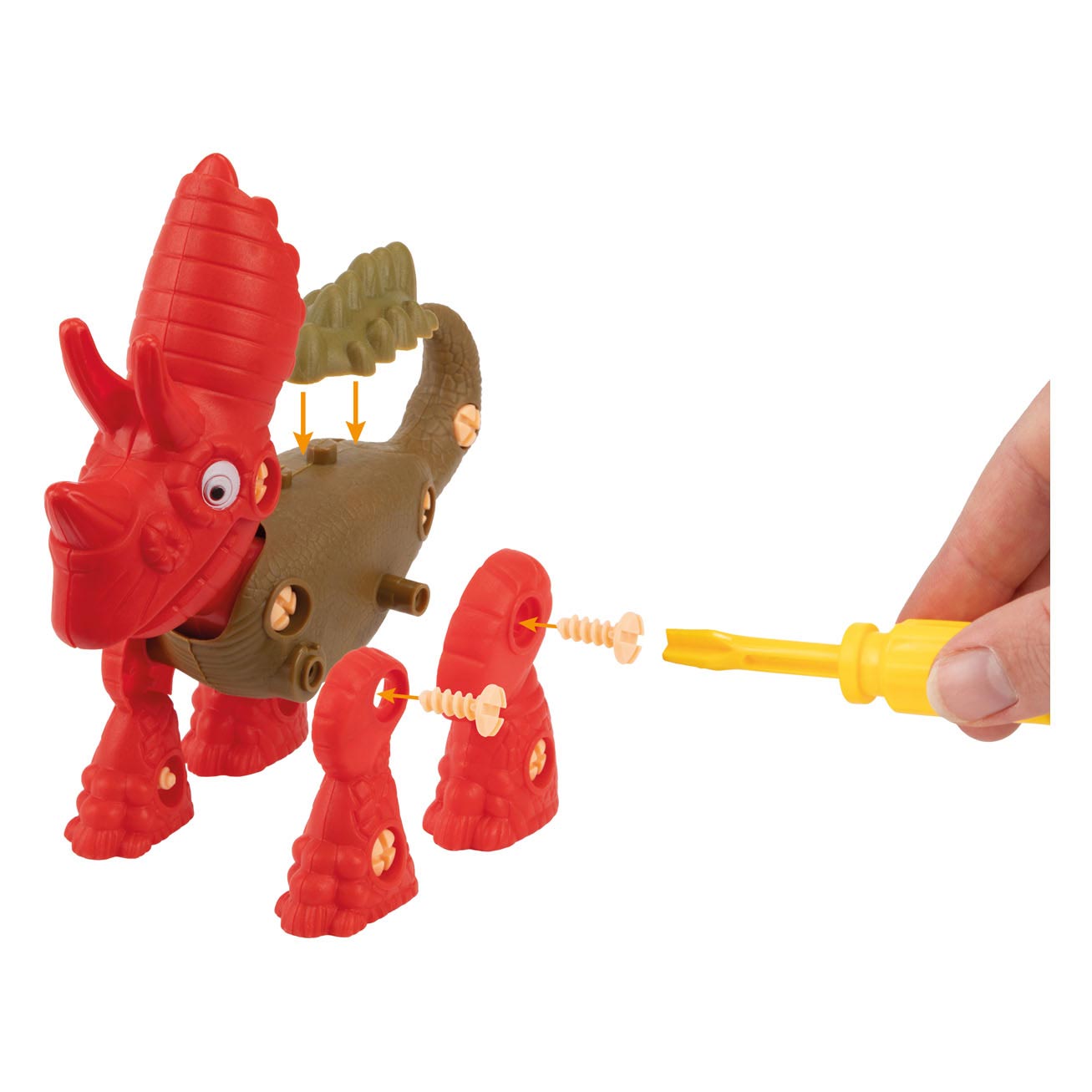 Wereld van dinosaurussen bouw een dino