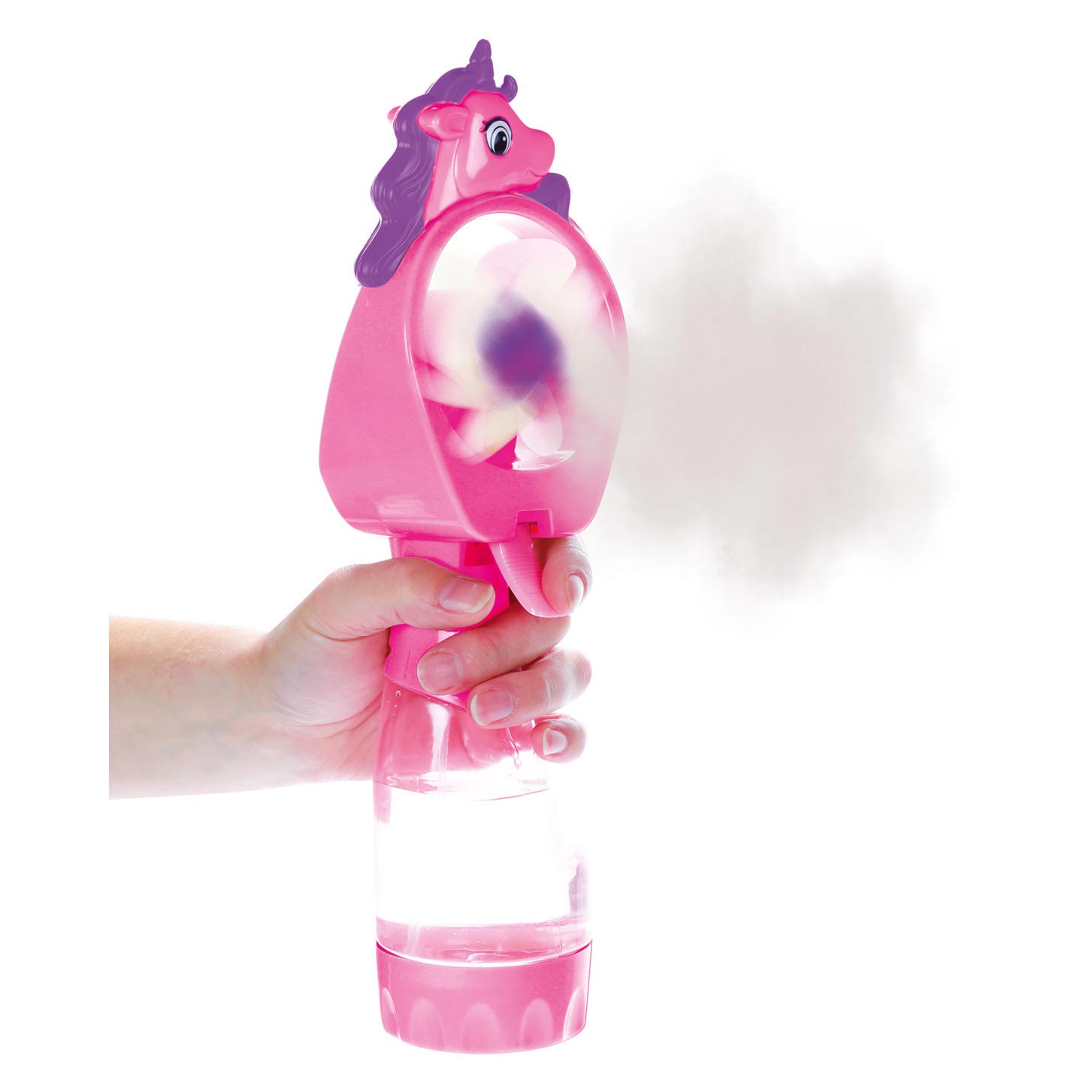 Toi-toys unicorn handheld fan with mister - colorful toy.